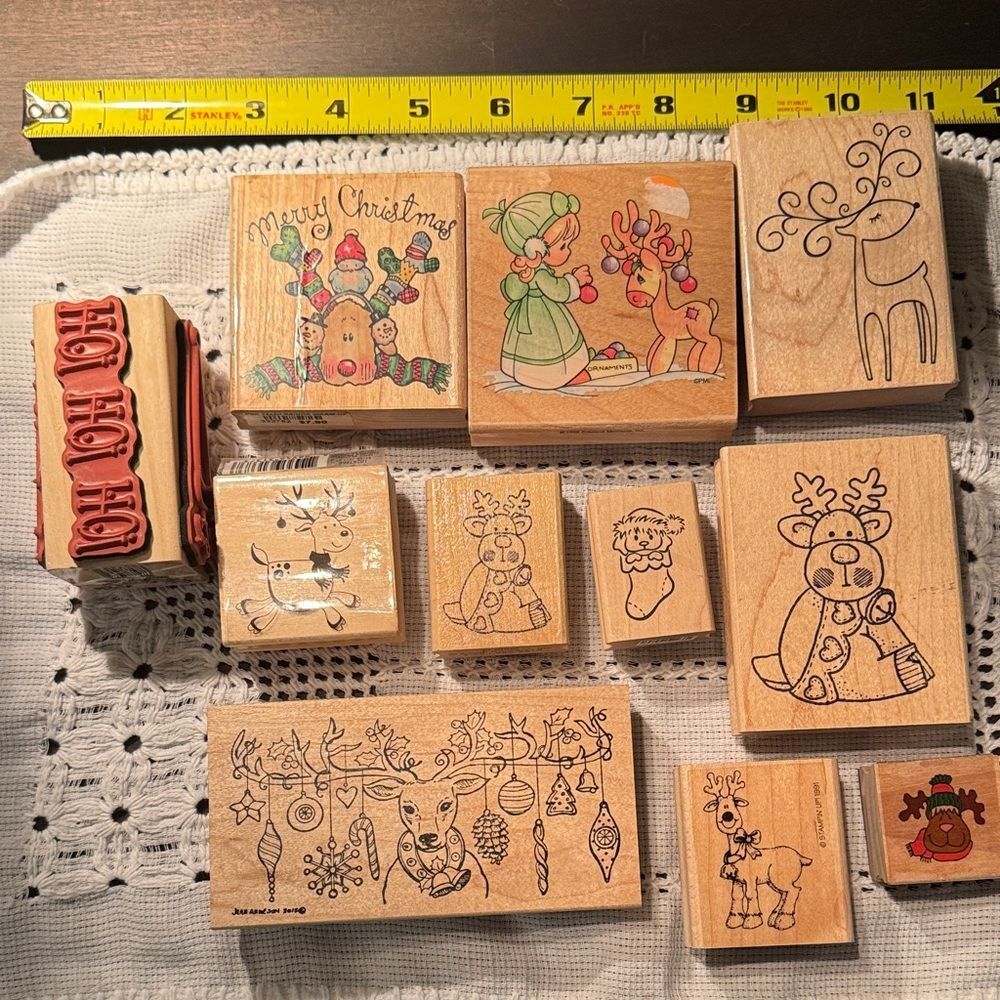 Reindeer Christmas Stamp Set